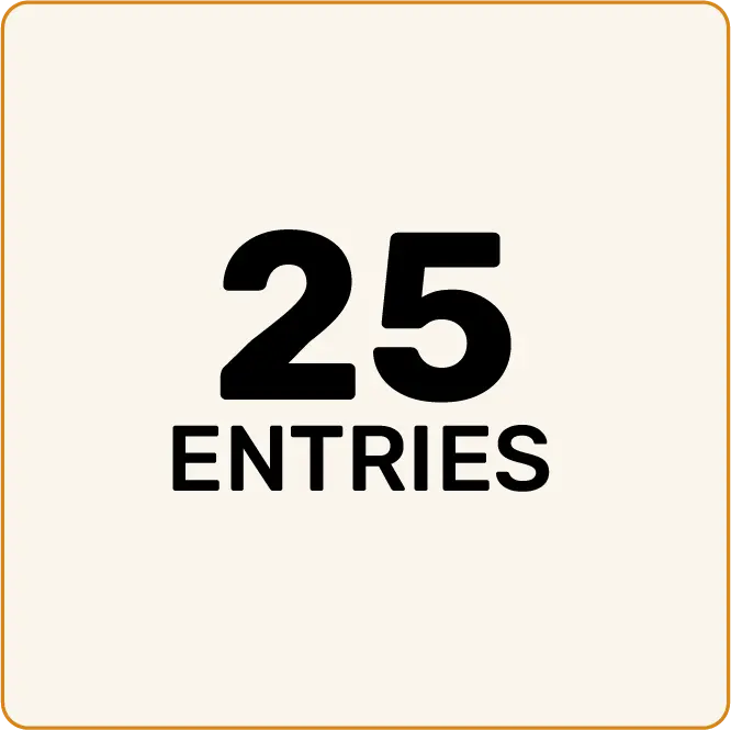 25 Easy Entries